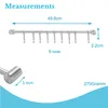 Intirilife acciaio inox cucina appendiabiti con 9 ganci - Anteprima dell’immagine prodotto 4