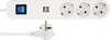 REV Steckdosenleiste ICE 3-fach USB & Schalter, 1,4m weiß Produktbild-Vorschau 5