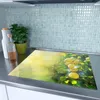 Spritzschutz Herdabdeckplatte Schneidebrett aus Glas Produktbild-Vorschau 2