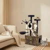 FCH Katzenbaum avec meuble pour litière, hauteur 135 cm, Voir les images du produit 8