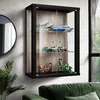 K-Möbel Wisząca witryna szklana (80x60x25cm) – Podgląd zdjęcia produktu 1