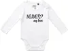 Huuraa Baby Body Miami my love 62 White  Baumwolle Produktbild-Vorschau 1