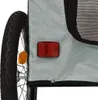 vidaXL Cani da rimorchio per biciclette grigio e nero Anteprima dell’immagine prodotto 9