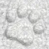 A paw print impression made in a bed of white granular material, resembling cat litter. Náhľad obrázku produktu