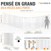 Grille de protection pour cheminée ELONEO, 75 cm de haut, Voir les images du produit 3