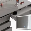 Toaletní stolek Vicco Sherry Šedá 120 cm se zrcadlem LED a Náhled obrázku produktu 6