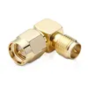 adaptare 61313 Winkel-Adapter 90° RP-SMA (mit Pin) auf SMA Produktbild-Vorschau 1