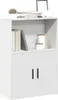 vidaXL Bücherregal Weiß 60x24x85 cm Holzwerkstoff Produktbild-Vorschau 2