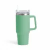 LS-LebenStil XL Edelstahl Trinkbecher Grün 1200ml mit Griff Produktbild-Vorschau 2