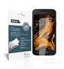 A product shot showing a phone screen protector packaging next to a smartphone. Podgląd zdjęcia produktu