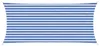 vidaXL Sonnensegel 2 x 5 m HDPE Rechteckig Blau und Weiß Produktbild-Vorschau 1