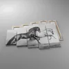 Bild auf Leinwand - Leinwandbild - Pferde Tiere Galopp Produktbild-Vorschau 2