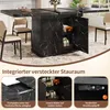 MODFU Eettafel uitschuifbaar, 140–180 cm, inklaptafel met Productafbeelding-voorbeeld 8