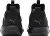 Rear view of a pair of black Puma sneakers. Voir les images du produit