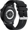 The back of a black smartwatch with a black strap is shown against a white background. Náhled obrázku produktu