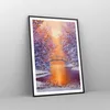 Gerahmtes Poster - Schwarzer Rahmen - Brücke Schnee Wald - Produktbild-Vorschau 8