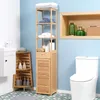 kleankin Badezimmerschrank, Badschrank aus Bambus, Produktbild-Vorschau 2