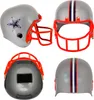 American Football Helm – Silber-Rot - Erwachsenengröße Produktbild-Vorschau 2