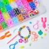 Loom Bänder Set, 1600 Bunt Gummibänder Starter Box Mit Produktbild-Vorschau 3
