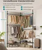 SONGMICS Kleiderständer deckenhoch, 3-stufige Garderobe, Produktbild-Vorschau 8