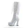 ELECTRA-2020 Damen Boots von Pleaser, Weiß Lack , EU 36, US Produktbild-Vorschau 3