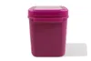 A purple storage container with a lid, shown from the front on a white background. Anteprima dell’immagine prodotto