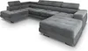 A large, U-shaped sectional sofa in a modern living room setting. Produktbild-Vorschau