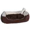 Hundebett braun-beige 72x58x18cm Hundekissen Hundekörbchen Produktbild-Vorschau 3