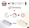 kalb | LED Glaskantenbeleuchtung Clip Set 3000K/5000K Produktbild-Vorschau 9