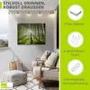 ARTland Wandbild Alu für Innen & Outdoor Wald im Gegenlicht Produktbild-Vorschau 2