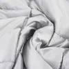 vidaXL Letni koc srebrny 140 x 200 cm, satyna i mikrofibra Podgląd zdjęcia produktu 6
