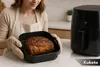Kuketo | Silikonform Für Heißluftfritteuse 19,5 × 19,5 cm – Produktbild-Vorschau 7