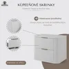 RODAN | Kupelnova Skrinka - 60 CM - Biely Matný - MDF - 2 Náhľad obrázku produktu 2