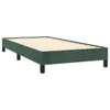 vidaXL Bettgestell ohne Matratze Dunkelgrün 90x200 cm Samt Produktbild-Vorschau 3
