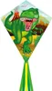 Kinderdrachen HQ Eddy 70 T-Rex 102119 Grün 58 x 70 cm + 250 Produktbild-Vorschau 1