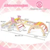 COSTWAY Klettergerüst Indoor 4er Set, klappabre Produktbild-Vorschau 2