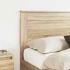 vidaXL Čelo postele s čelem dub Sonoma 140 cm materiál na Náhled obrázku produktu 3