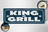 Holzschild Hinweis 27x10cm King of Grill Grillen Produktbild-Vorschau 3