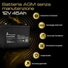 Batteria Extralink AGM 12 V 45 Ah senza manutenzione, ciclo Anteprima dell’immagine prodotto 4