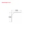 Regalhalter 100 x 100 mm Regalträger Regalwinkel Produktbild-Vorschau 3