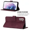 Galaxy S21+ Hülle, Schlank Prägung Flip Leder Kartenfächer Produktbild-Vorschau 3