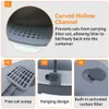 A collage of images showcasing features of a cat litter box. Anteprima dell’immagine prodotto