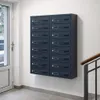 16-fach Briefkastenanlage Anthrazit Ral 7016, 25 cm Tiefe, Produktbild-Vorschau 4