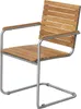 home24 Freischwinger - 2er-Set - Teak Massiv / Edelstahl - Produktbild-Vorschau 9