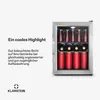 Klarstein Mini Kühlschrank mit Glastür, Mini-Kühlschrank Produktbild-Vorschau 3