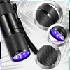 Mini latarka z detektorem UV, czarna, stop aluminium, 9 Podgląd zdjęcia produktu 7