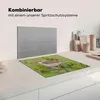 KitchenYeah© Herdabdeckplatte Ein bunter Spatz in einem Produktbild-Vorschau 3