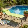 Aluminium faltbare Garten Strand Sonnenliege Mauritius - Produktbild-Vorschau 2