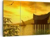 Bild auf Leinwand - Leinwandbild - Asien Berg Meer Felsen - Produktbild-Vorschau 1