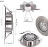 6er Pack LED Einbaustrahler LUXi Spot ultra flach Strahler Produktbild-Vorschau 2